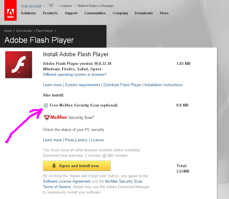 Click Here To Download The Latest Version Of Flash Player