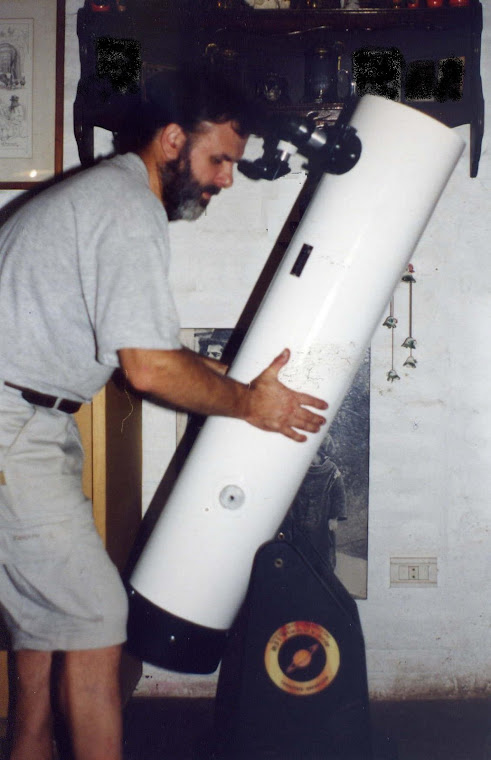 Montando el Telescopio en su base