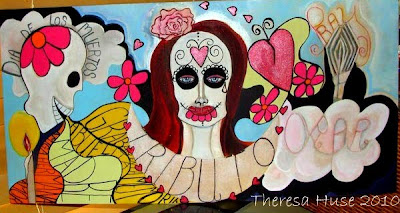Day of the Dead Acrylic Painting