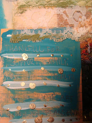 close up journal page