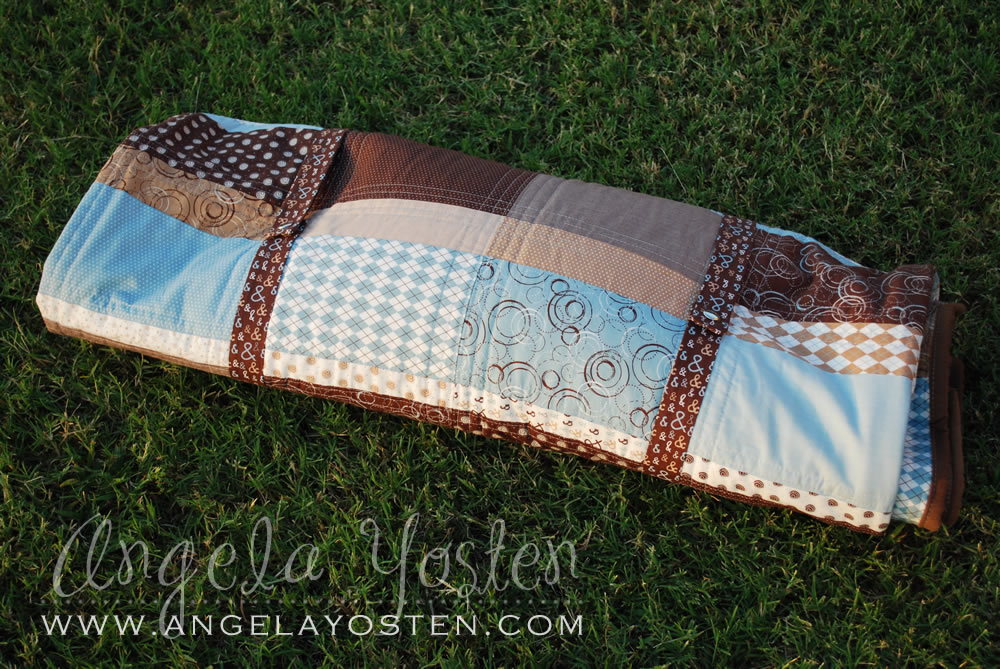 Angela Yosten New Pattern! Quilted Nap Sack