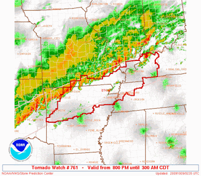 Tornado Watch Today