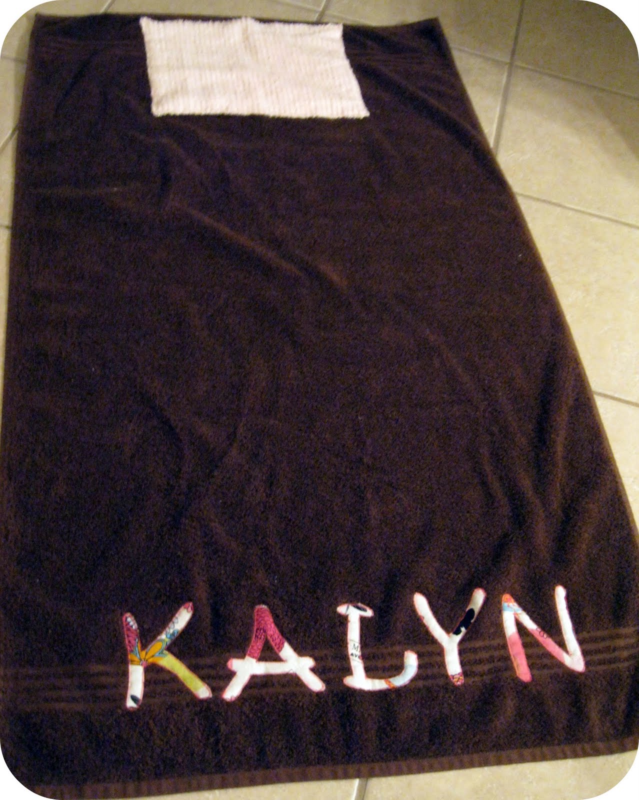 home.made. Nap Towel for Kindergarten