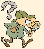 cartoon image of Sherlock Holmes