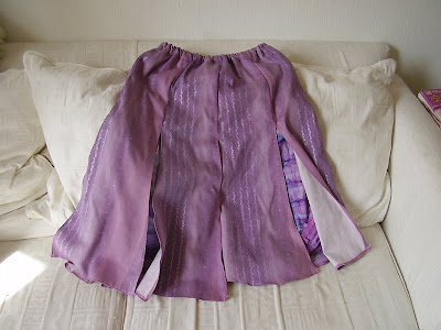 Skirt Made From Recycled Curtains