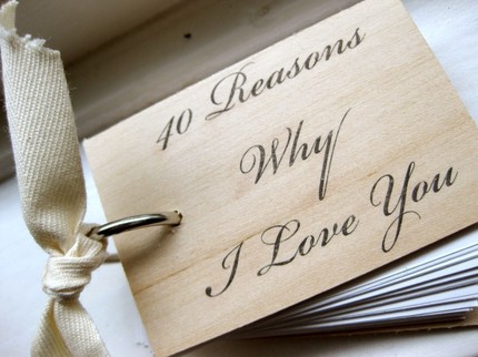 MY FABULOUS 40th BIRTHDAY: 40th Birthday Gift Idea: 40 Reasons Why I Love You