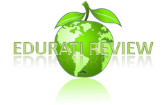 Source: Edurati Reivew Picture of a green and white apple shaped as world globe