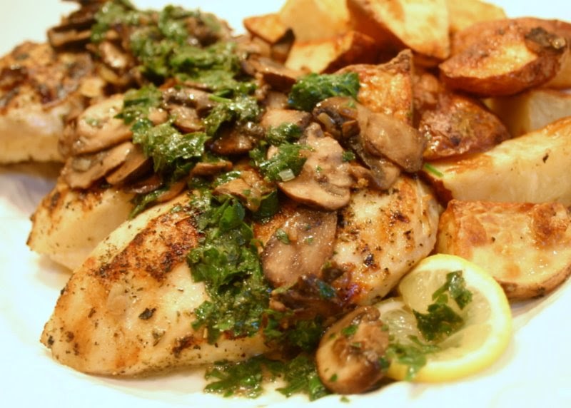 Big, Bold, Beautiful Food PanSeared Chicken Breasts with ParsleyLemon Sauce