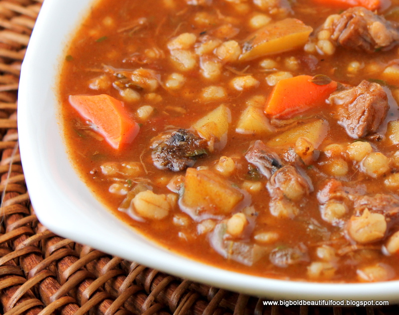 Big, Bold, Beautiful Food Leftover Maven Beef Barley Soup