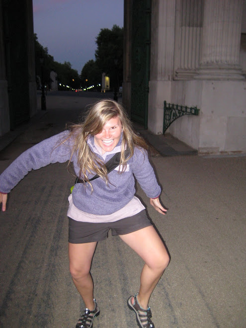 Molly Dancing through wellington arch