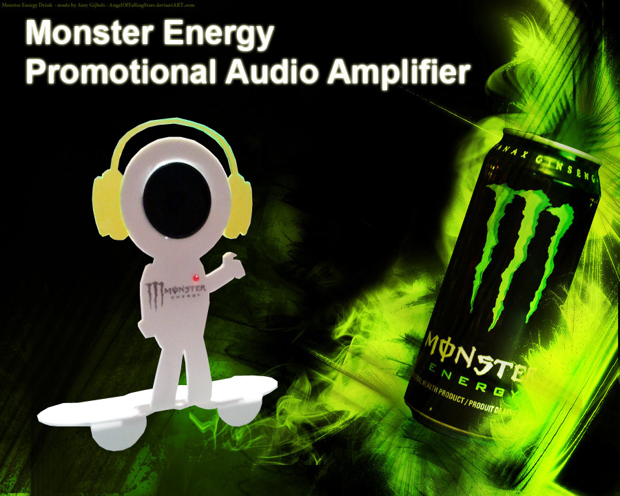 Monster Energy promotional amplifier