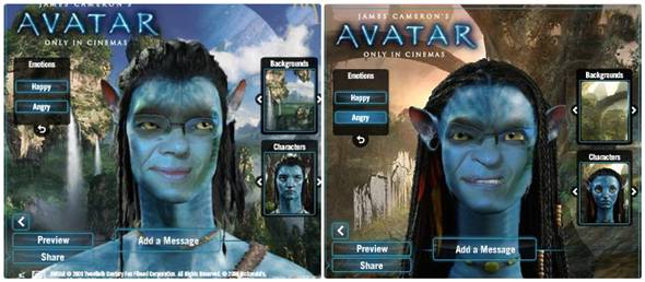 créer un avatar à partir du film avatar