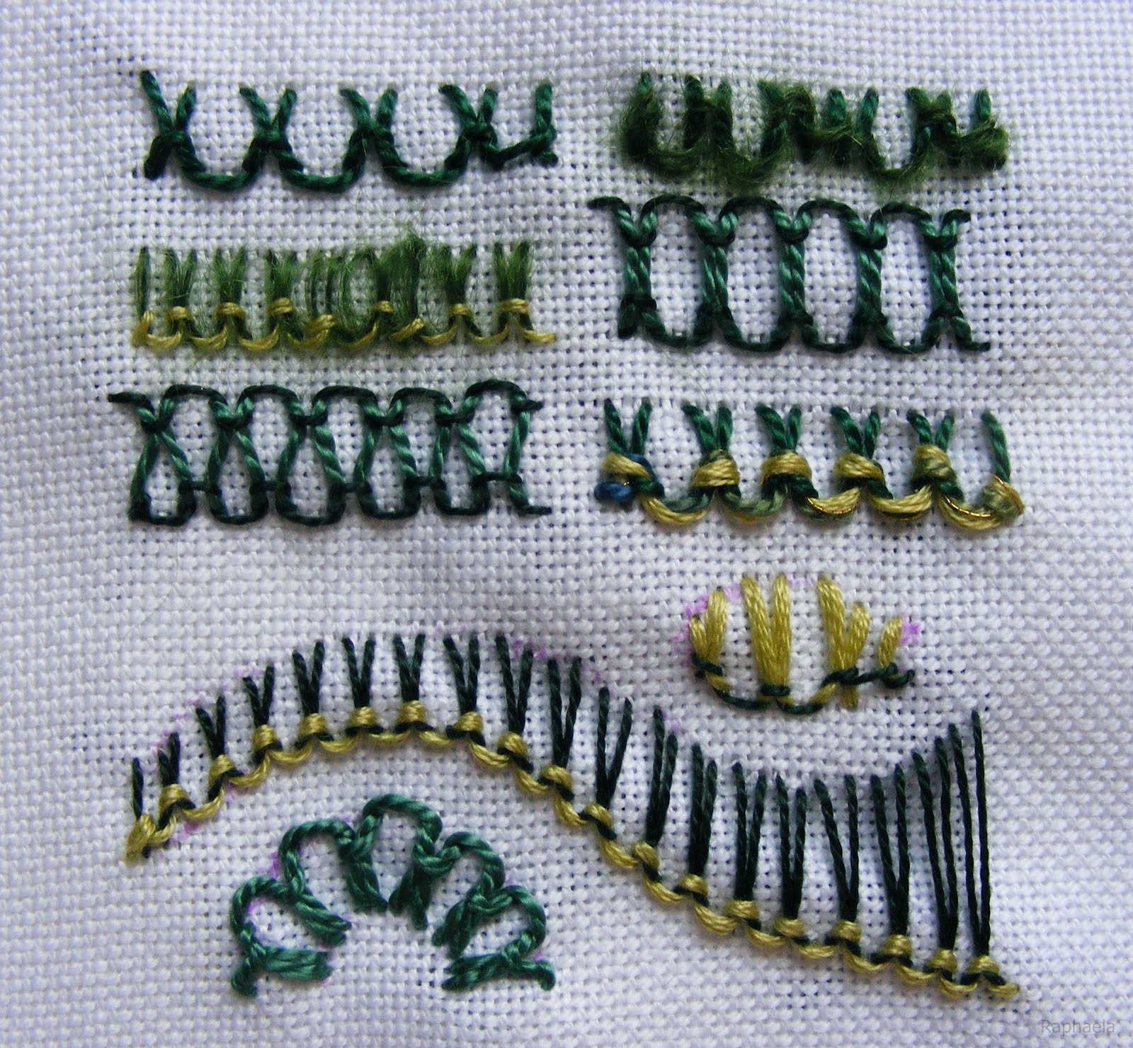 Textile Explorations TAST2 Shell Chain Stitch and Lock Stitch