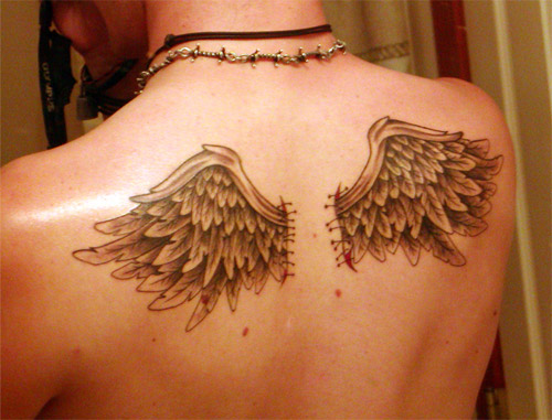 angel tattoo wings. Apart from the tattoo wings of