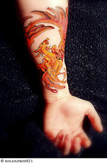 Arm Phoenix Tattoo