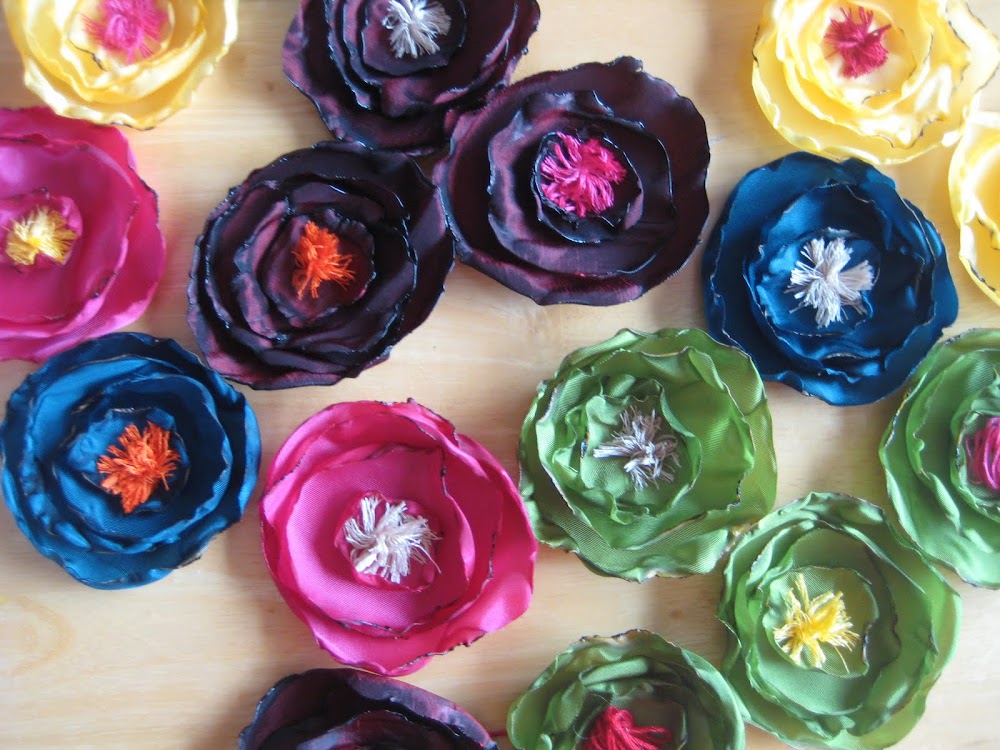 Zaaberry Fabric Flower Tutorial