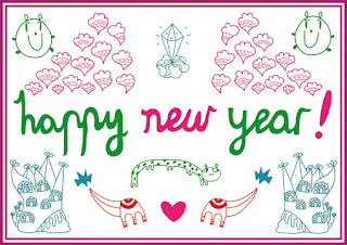 happy new year 2010 card