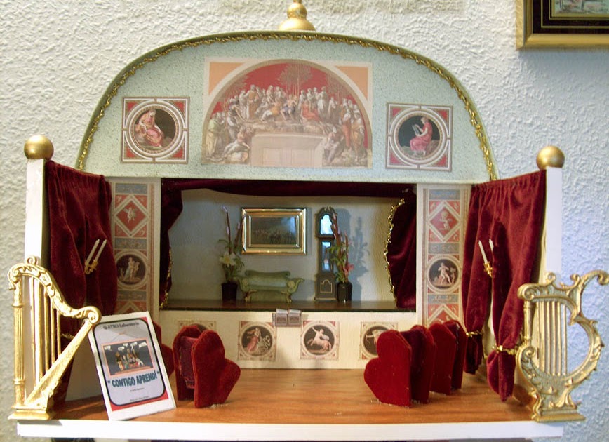 Casitas y Miniaturas: El teatro