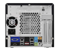 shuttle h7 barebone trasera
