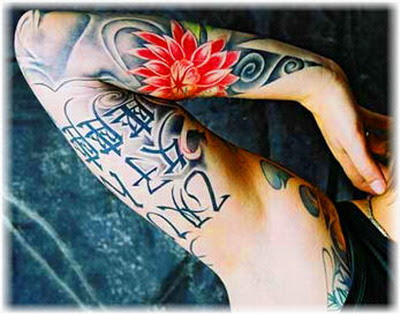japanse tattoo. japanese tattoo lettering