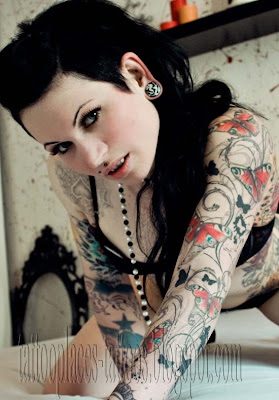 Beautiful Feminine Pisces Tattoo desings