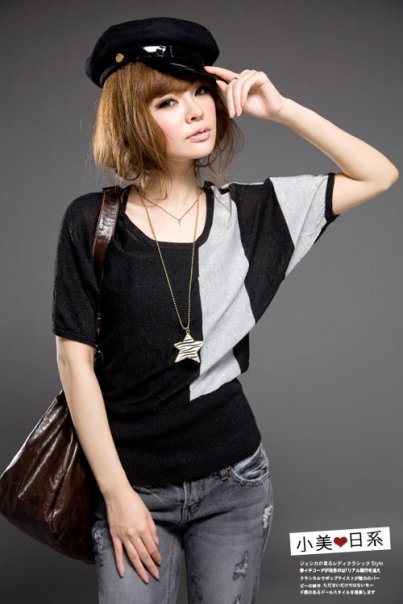 T02 Stylish Casual Mutton Sleeves Cotton Blouse