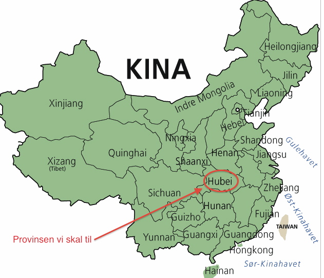 Kart Over Kina