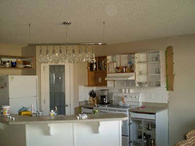 White Tin Backsplash