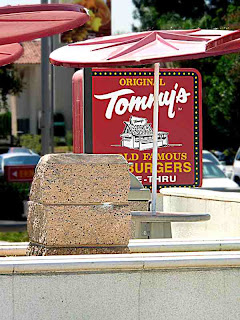 Herbert Hoover Jr plaque at Tommy's Burgers Pasadena CA