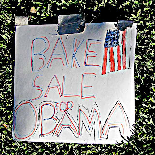 Obama Bake Sale sign