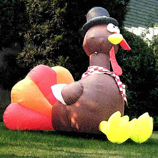 Inflatable Turkey Inflated