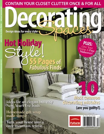 Decorating Spaces - December 2005 - Cover