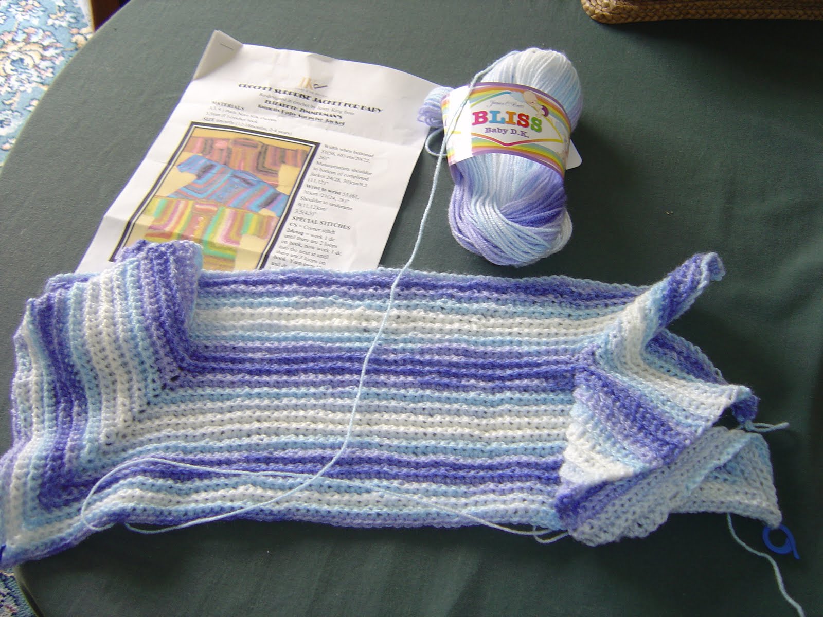 Enthusiastic crochetoholic: Crochet Baby Surprise Jacket