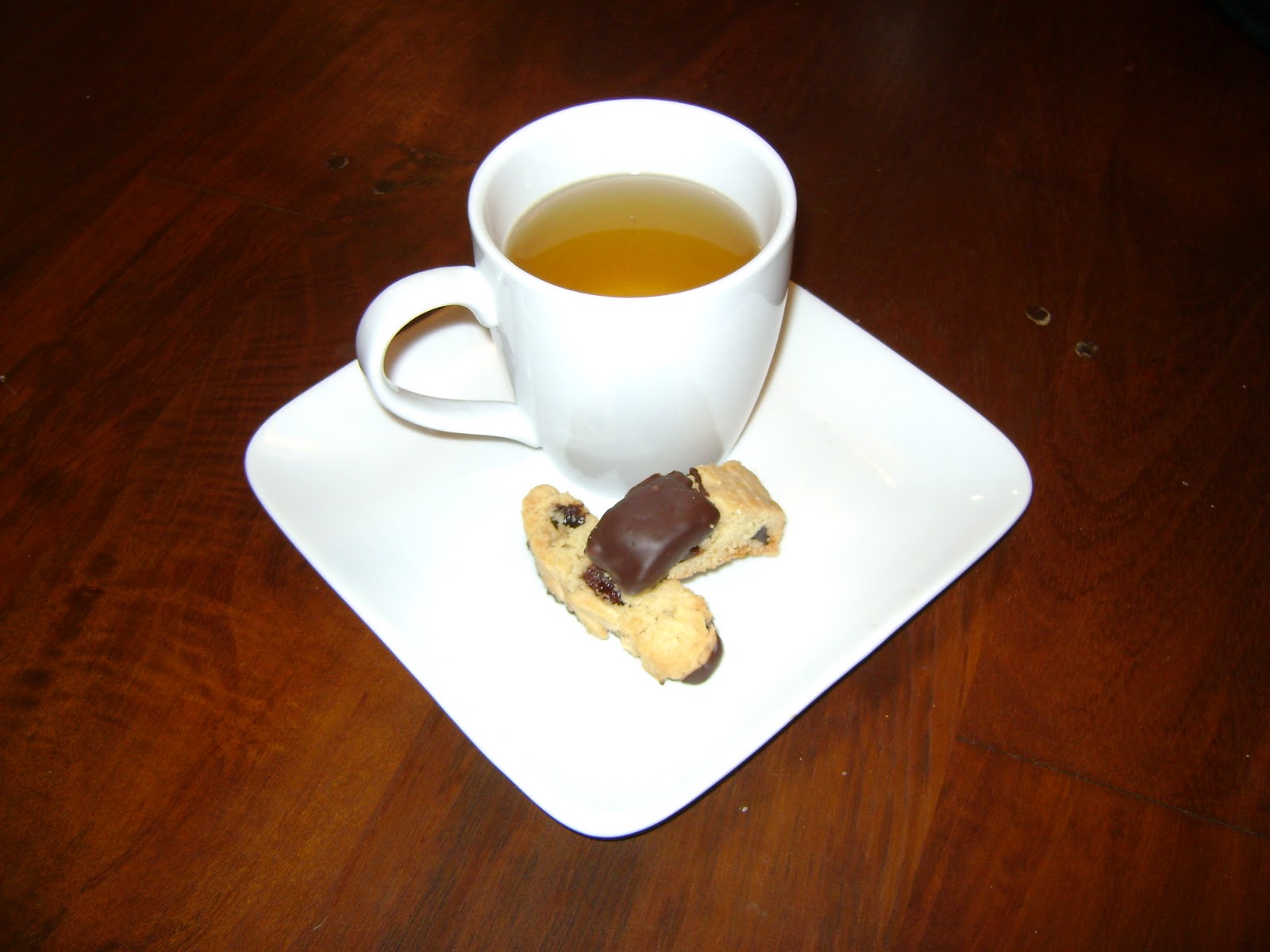 Dried Cherry and Almond Biscotti with Tea mysavoryspoon