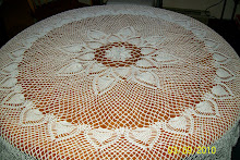 Round Pineapple Mesh Tablecloth