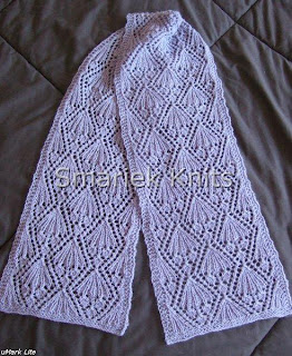 Checkerboard Lace Scarf - the purl bee - Knitting Crochet Sewing