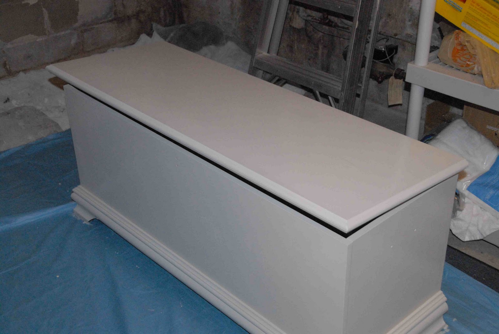 Living Livelier DIY Upholstered Top Cedar Chest