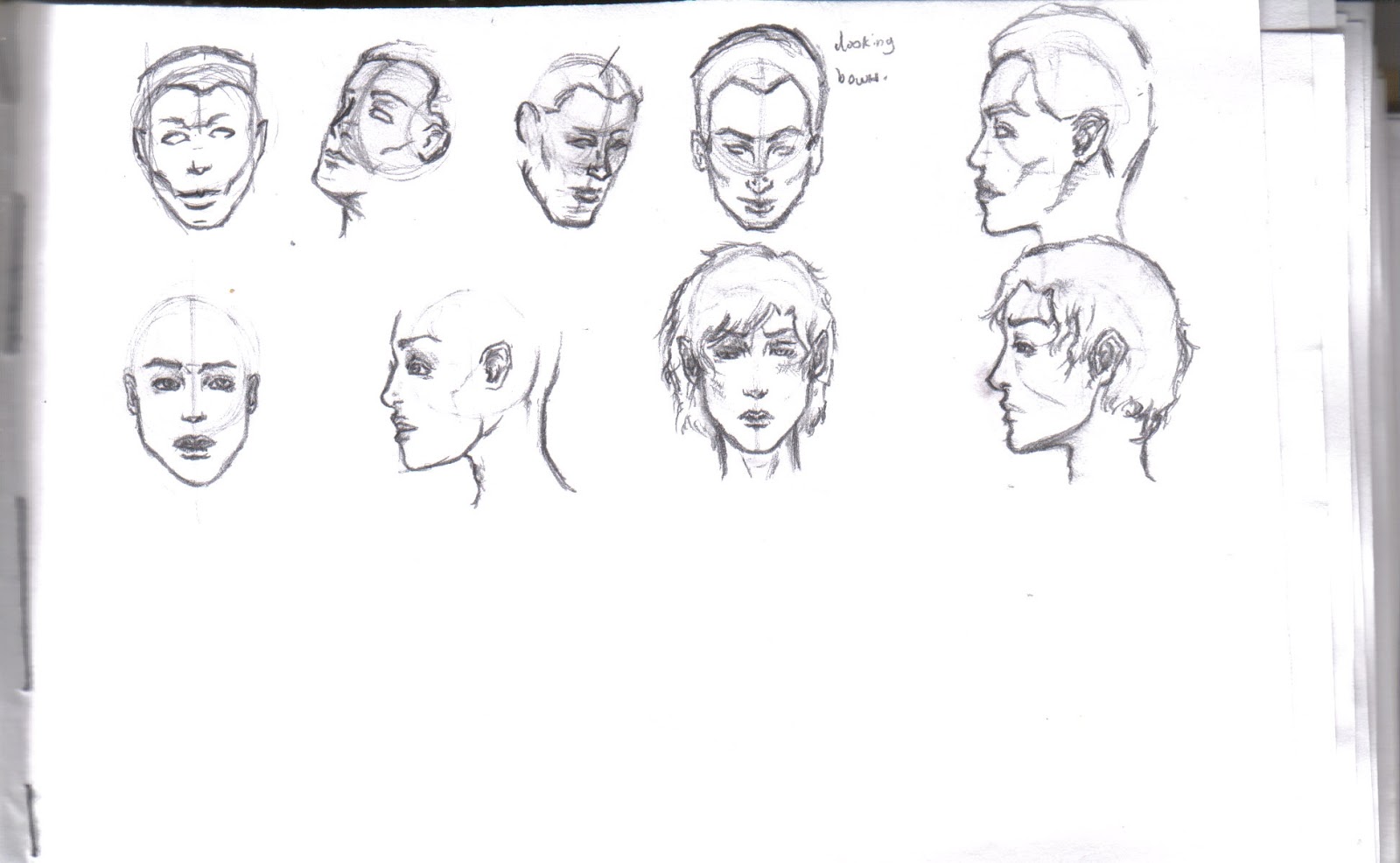 anime side head