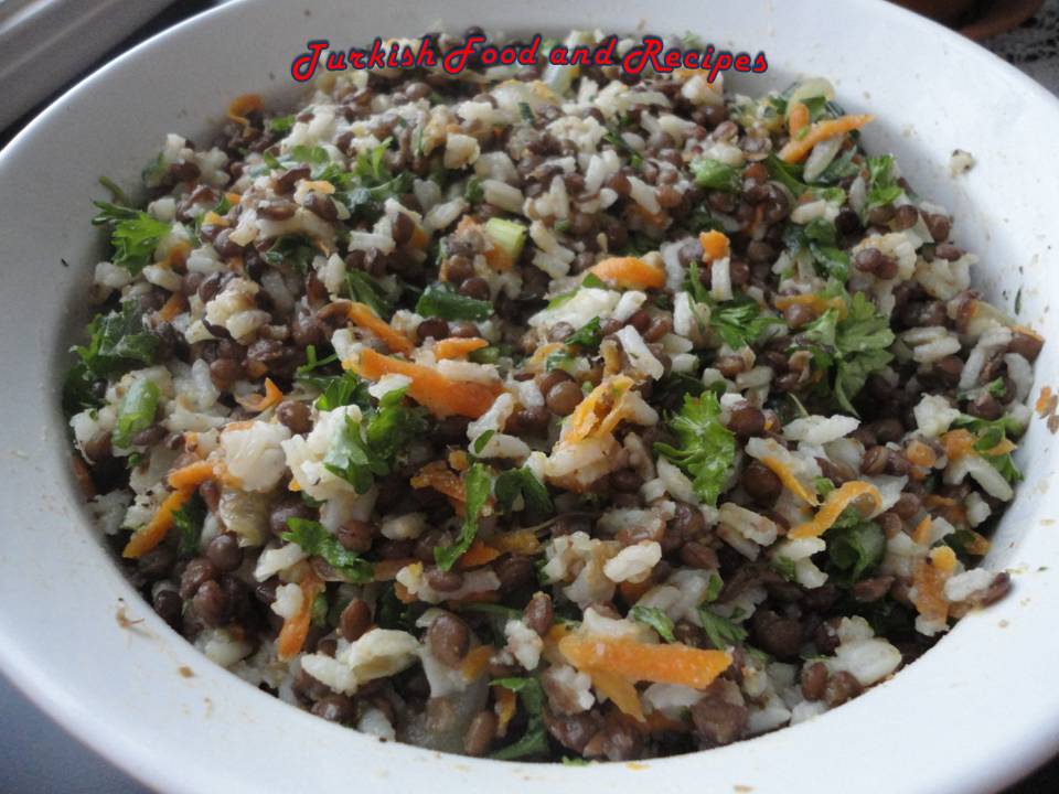 1 cup green lentils,