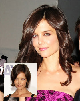 Katie Holmes Hair Extensions on News And Gossip Katie Holmes With New Long Hair Extensions In Japan