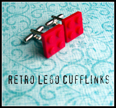 Retro Lego Cufflinks