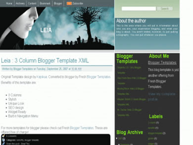 3 column blogger templates