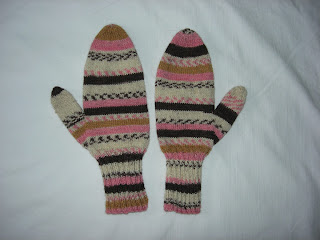 Yarn Floozies: sock yarn mittens