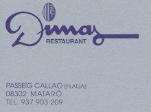 RESTAURANT CAN DIMAS - Mataró