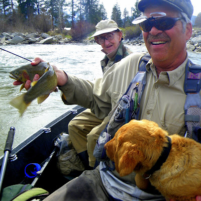 Terry Nobles - his trout from the Bitterroot River