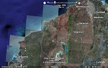 Foto satelital área  de departamentos de Bolivar y Atlantico