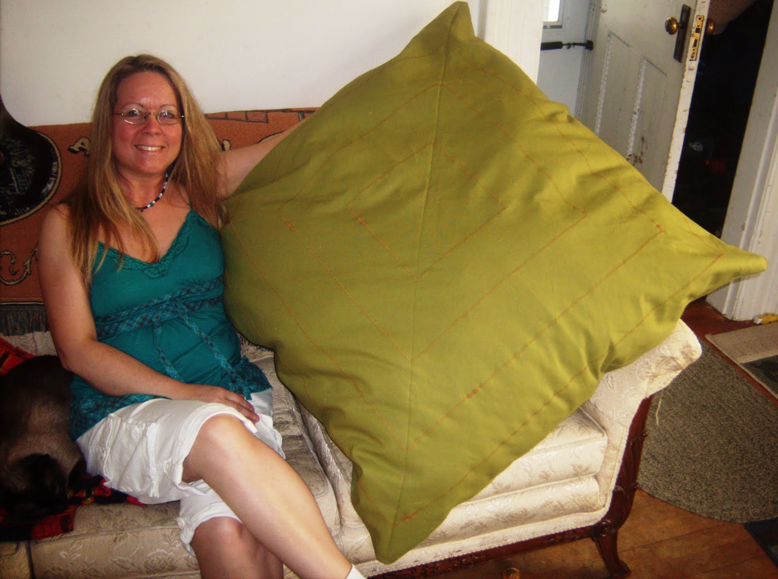 Gina sCustomCreations: Paul s Giant Floor Pillow