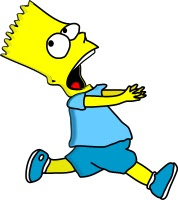 Bull running, Homer running...