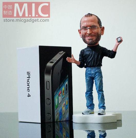 The M.I.C Store is selling Steve Jobs Action Figures for $79.90, 