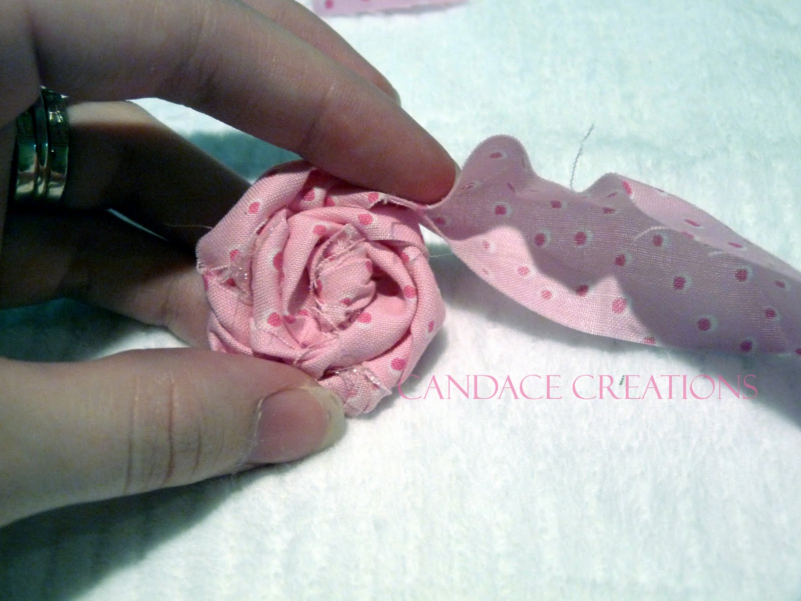 Fabric Flower Tutorial Fabric Flower Tutorial